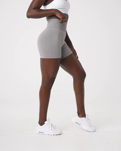 Spandex Solid Seamless Shorts