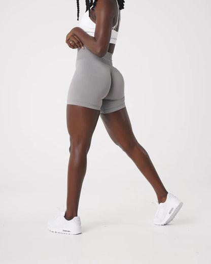 Spandex Solid Seamless Shorts